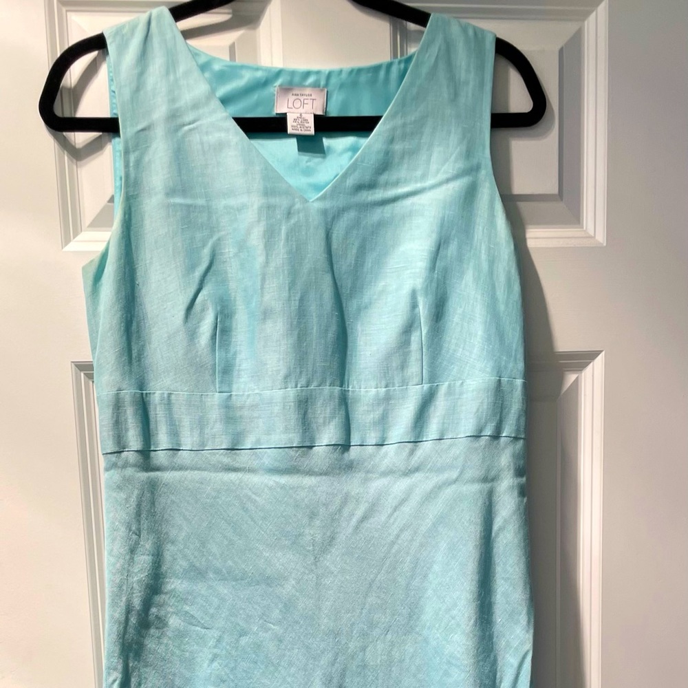 Ann Taylor Loft linen dress